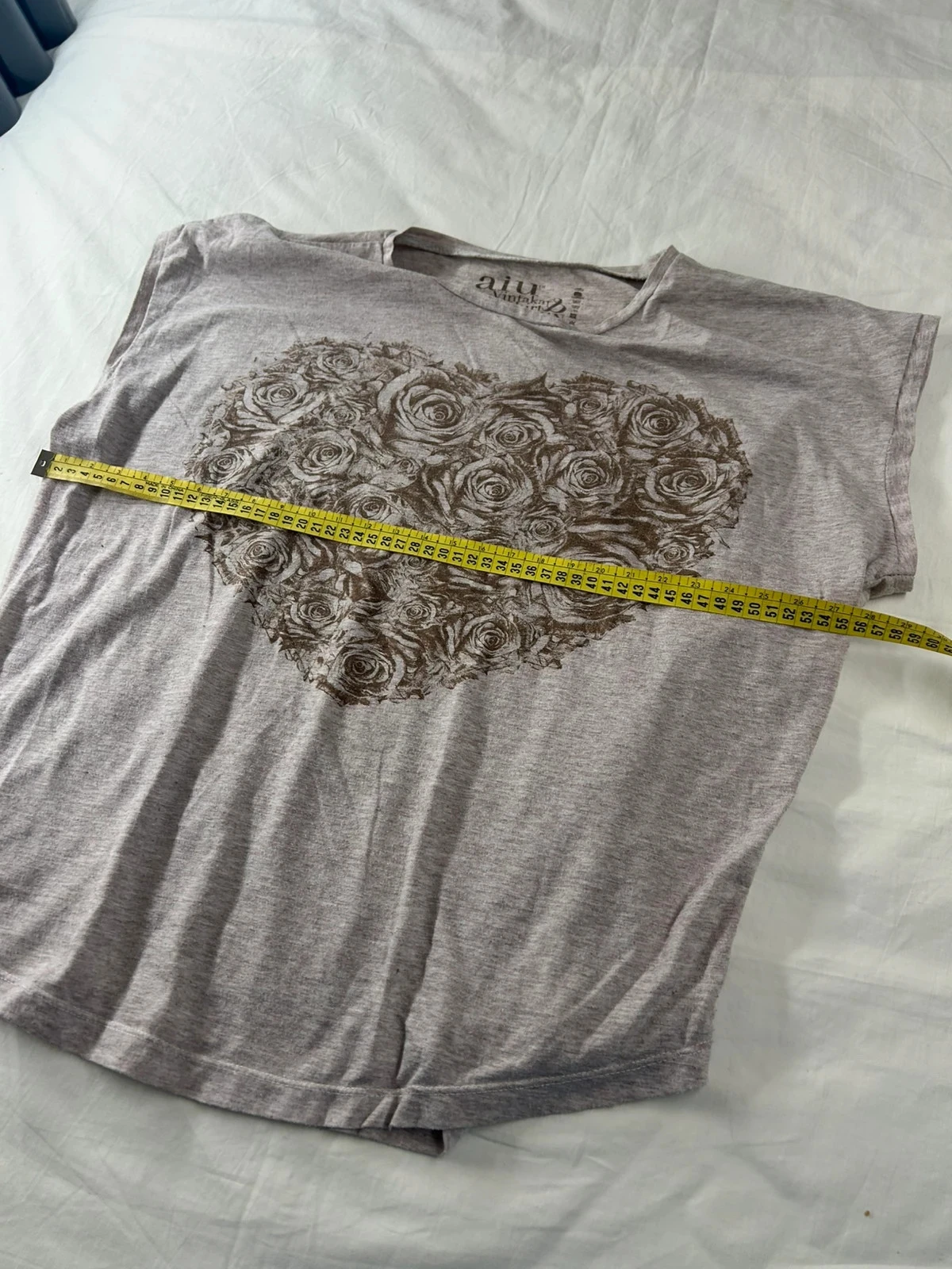 Blusa de mangas curtas bege aiu vintakar – photo 7